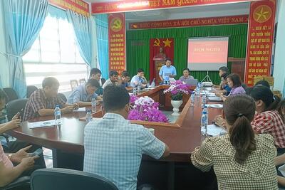 UBND - CĐCS XÃ SƠN BAO TỔ CHỨC HỘI NGHỊ CBCC, NLĐ NĂM 2024